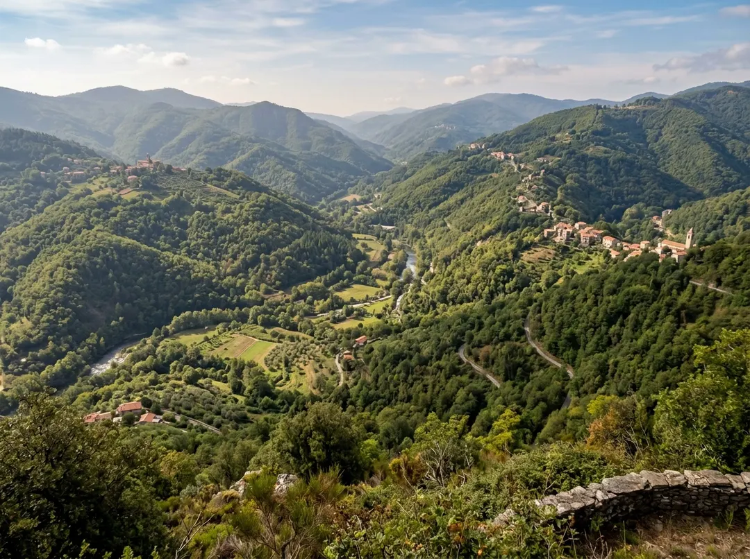 Colline boscose della Val di Vara